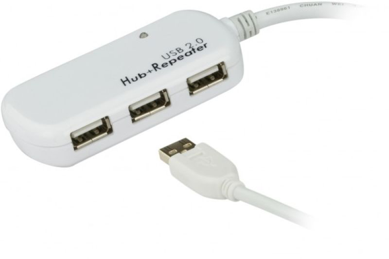 Cable répéteur USB 12 m+hub 4 ports