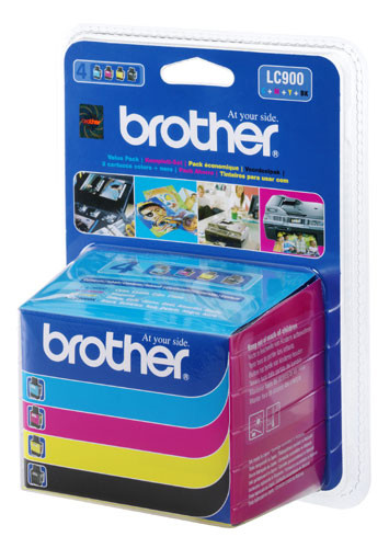 Cartouche Brother LC900 C+M+Y+Bk